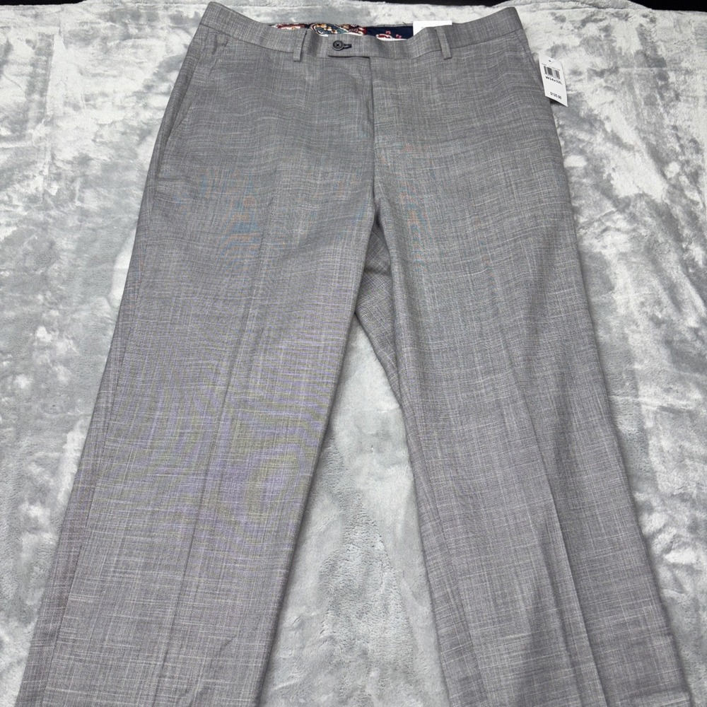 Paisley &‎ Gray Modern Fit Downing Pants In Light Grey Shark NWT Sz 34Wx32L